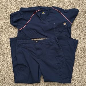 Carhartt men’s large scrubs set